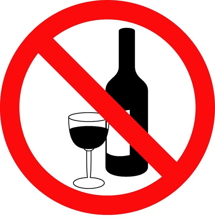 Avoiding alcohol while taking medications for chronic prostatitis