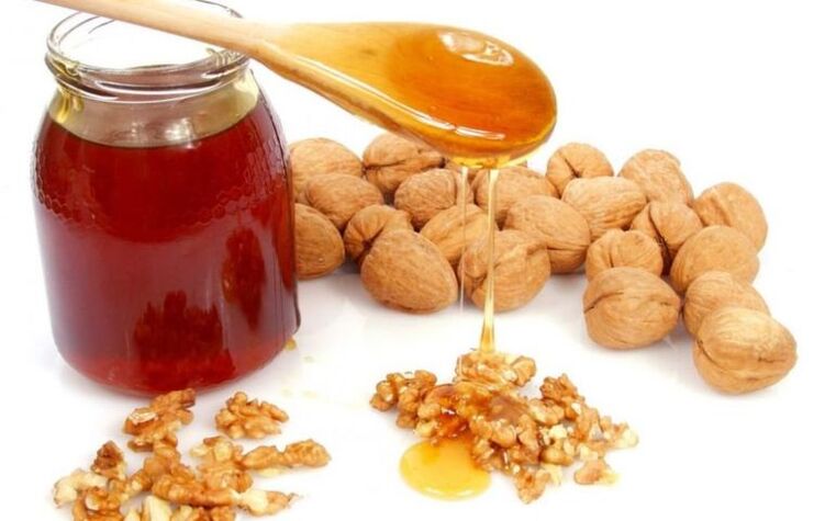 Honey and walnuts during prostatitis